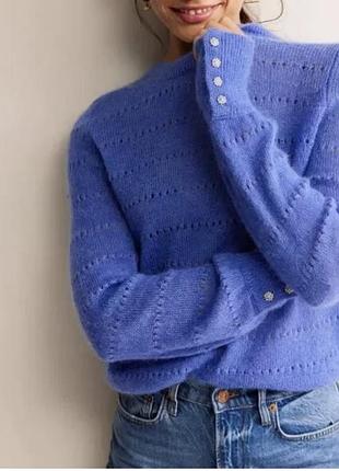 Светр boden fluffy blue mohair