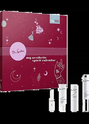 Праздничный бьюти-календарь, 24 средства ухода dr. spiller x-mas 24 my aesthetic spirit calendar германия