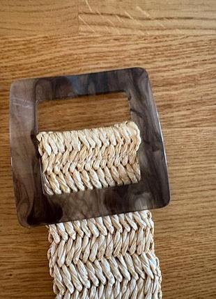 Новый широкий плетеный ремень от zara