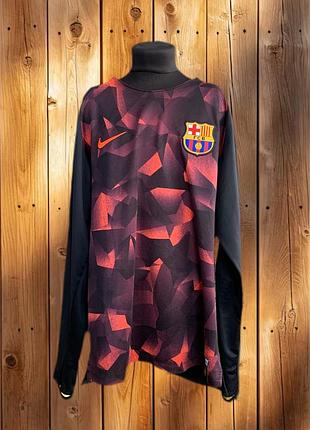 Nike barcelona longsleeve jersey vaporknit soccer футбольне джерсі барселона найк м розмір чоловічий