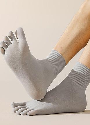 36-40 розмір сірі шкарпетки з окремими пальцями