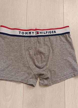 Серые трусы мужские базовые боксерки коттоновые m м 10 38 46