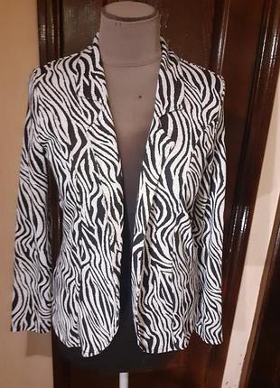 Пиджак, расцветка ,,зебра,,