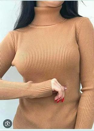 Гольф водолазка в рубчик 52 р