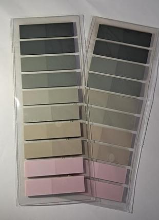 Пастельні стікери закладки для книг / книжкові стікери 400 шт. книжкові пластикові пастельні стікери закладки для книг