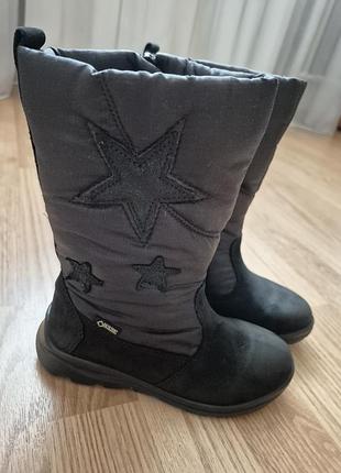 Зимние ecco ботинки для девочки 28р.
