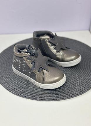 Хайтопи для дівчат черевики на дівчат ботінки ботіночки дитяче осіннє взуття