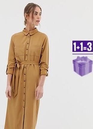 🥰 міді сукня сорочка без пояса new look