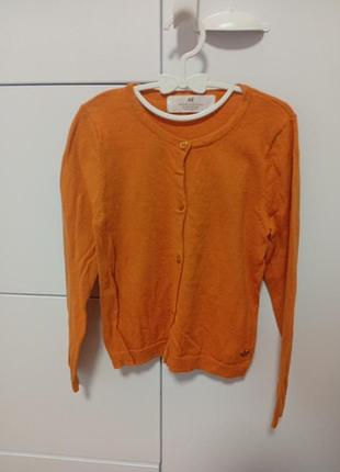 Кардиган на 4-6 років 110- 116 см кофта на ґудзиках