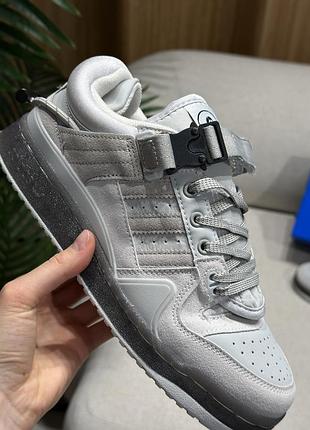 Кроссовки adidas forum low x bad bunny grey кроссовки