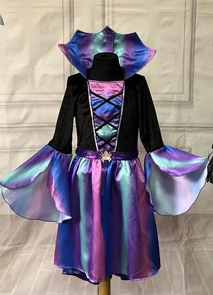 Карнавальна сукня плаття хелловін чаклунка відьма