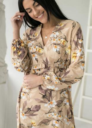 Сукня в флористичний принт 3