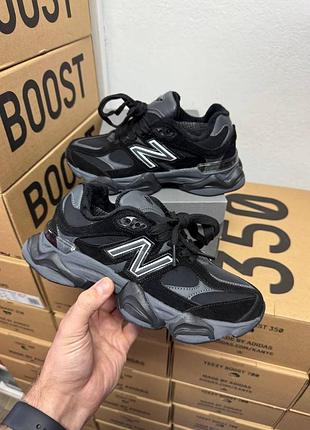 Кроссовки new balance 9060 black термо❄️
