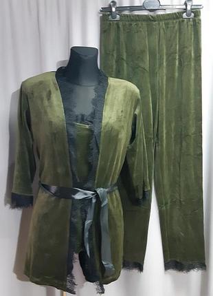 Домашний костюм тройка женский dan de lion