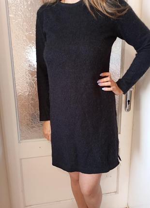 Платье-туника теплая зимняя мягкая и легкая "травка" с разрезами binka польша