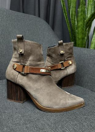 Фірмові замшеві козаки ковбойські чоботи fabi