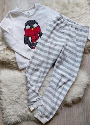 🐧❄️🐧 тепленька флісова піжама пінгвін