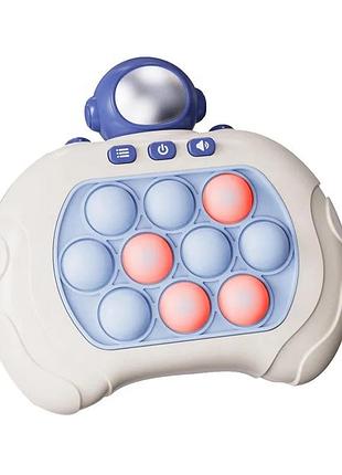 Электронный поп ит интерактивный беспроводной детская игрушка антистресс pop it портативный 4 режима +