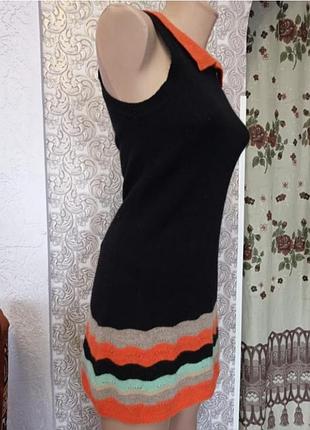 Шерстяное платье -туника.