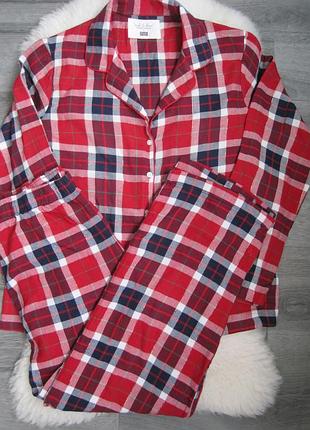 Пижама женская в красную клетку