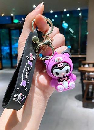Брелок kuromi куроми из аниме на рюкзак сумку для коллекционеров