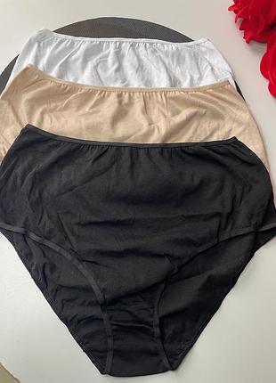 Набір бавовняних високих трусиків 3 шт