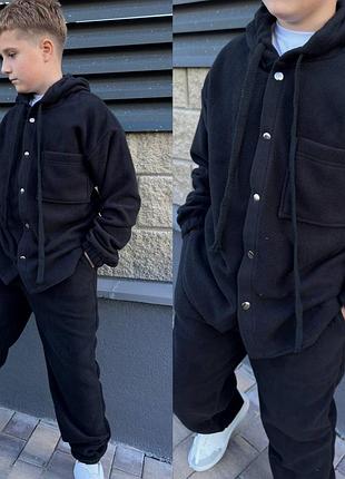 Теплый брючный костюм для мальчика