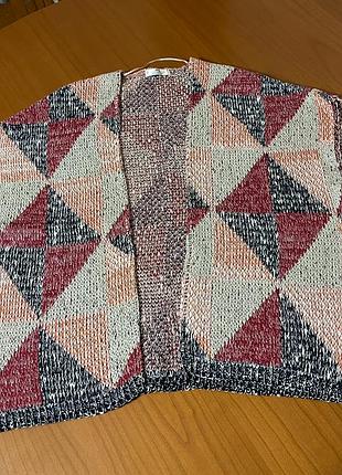 Кардиган кимоно в геометрических узорах