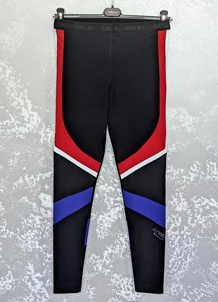 Леггинсы женские marc cain черные эластичные спортивные штаны стрейчевые лосины оригинал размер l (n4-46) nike puma adidas wolford falke lululemon spancym