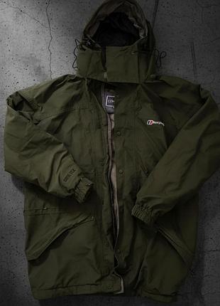 Куртка berghaus оригинал темнозеленая