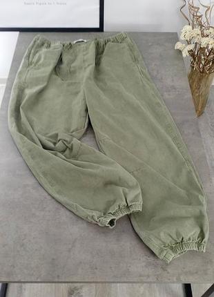 Зелені джинсові джогери denim co