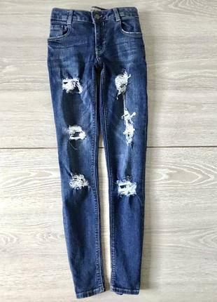 Denim co стильні рвані джинси