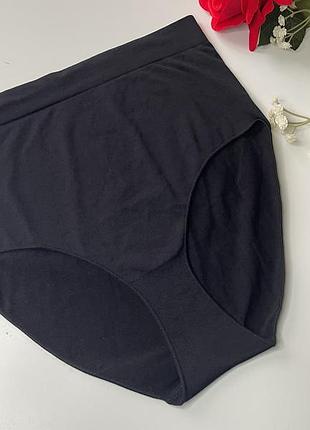 Трусики високі безшовні чорні