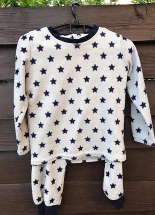 Флисовая пижама хлопку
