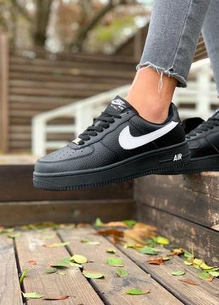 Зимние кроссовки nike air force 1 black(mex)36-41