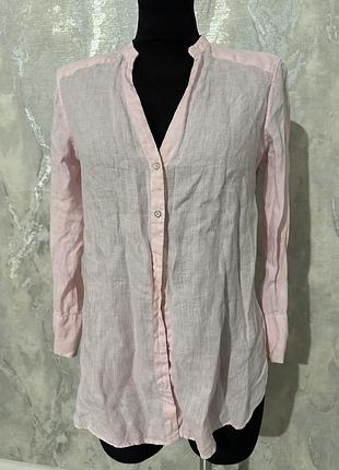 Рубашка блуза лен