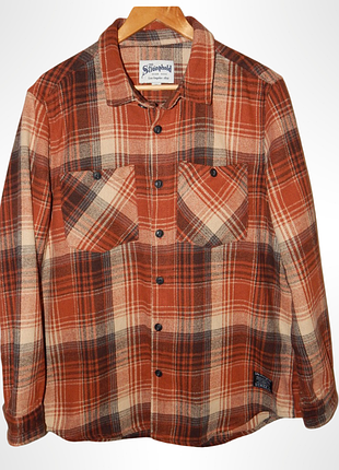 Плотная рубашка овершот в клетку the stronghold 1895.