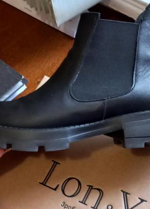 Ботинки, челси, новые, кожа