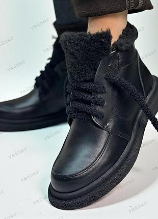 36-41 гг зимние ботинки натуральная замша/кожа черный, коричневый, бежевый.