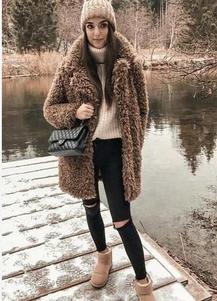 Шубка  тедді пальто жіноче