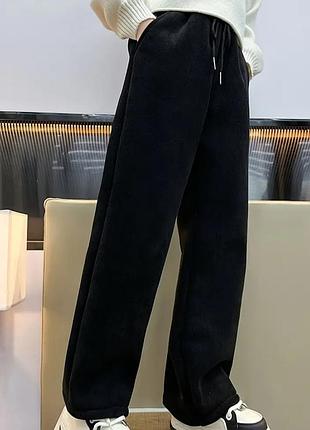 Теплые брюки, утепленные, на меху