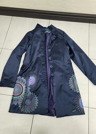 Дизайнерское, стильное пальто, тренч, осень/весна. хс,с,м