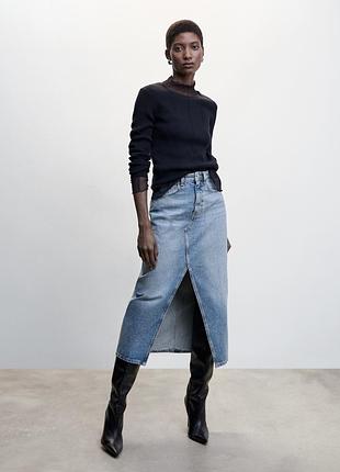 Джинсова спідниця m a n g o