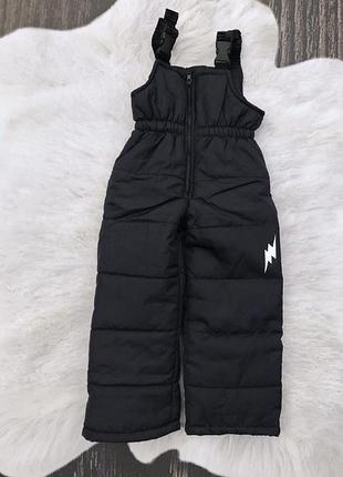 Теплі штани напівкомбінезон