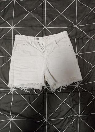 Шорты джинсовые белые