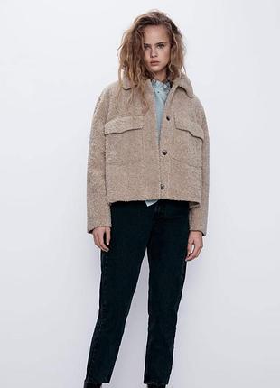 Куртка тедді zara