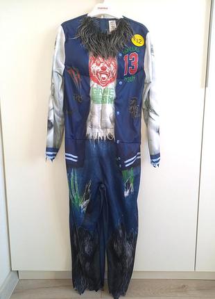 Новый костюм карнавальный на хелловин хеллоуин волкулаки волкулака волк зомби перевертыш монстр зомбы оборотов уурдалака для мальчика 9-10 лет