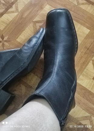 27 стелька кожаные сапожки ботинки rieker черные женские