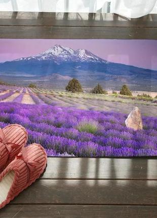 Коврик для дома декор альпы прованс france лаванда/ lavender provence/ килимок для дому1 фото