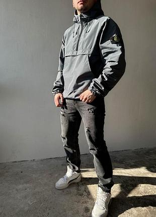 Анорак серый